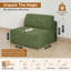 Upholstered Corduroy Accent Chair-798236626