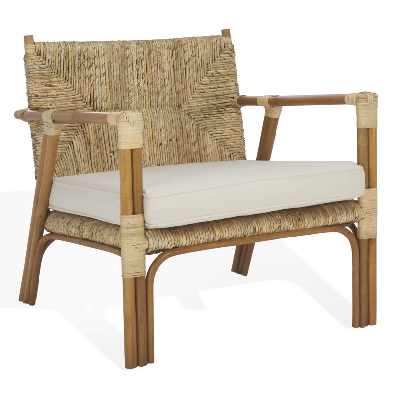 Elexa Banana Weaving Accent Chair