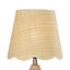 Lampe de table en céramique avec abat-jour festonné Kokeno-324511811