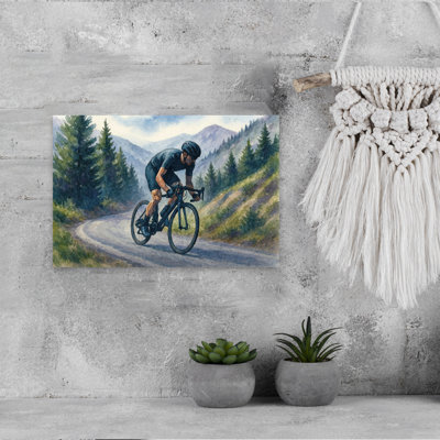 «Contemporary Cyclist», art mural contemporain