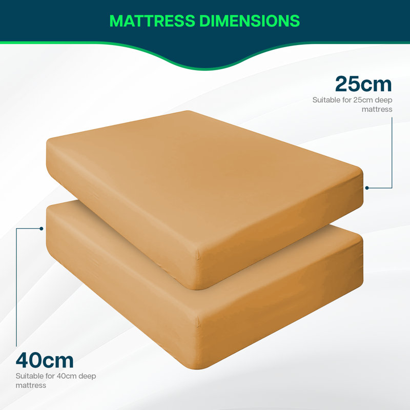 Extra Deep Pocket Microfiber Solid Fitted Sheet, Full/Double, Yellow