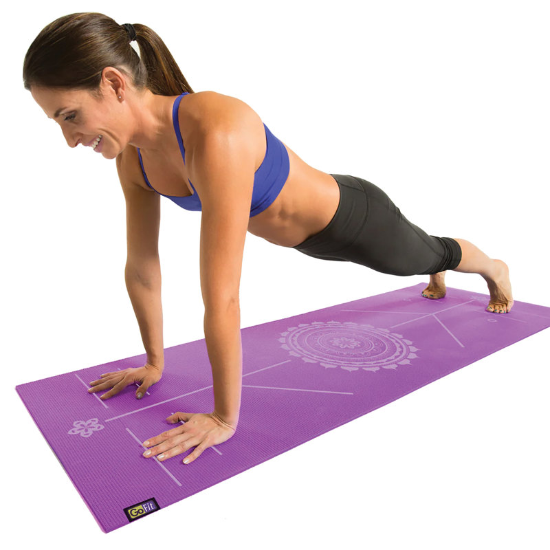 Tapis de yoga Gofit® Alignmat, Purple