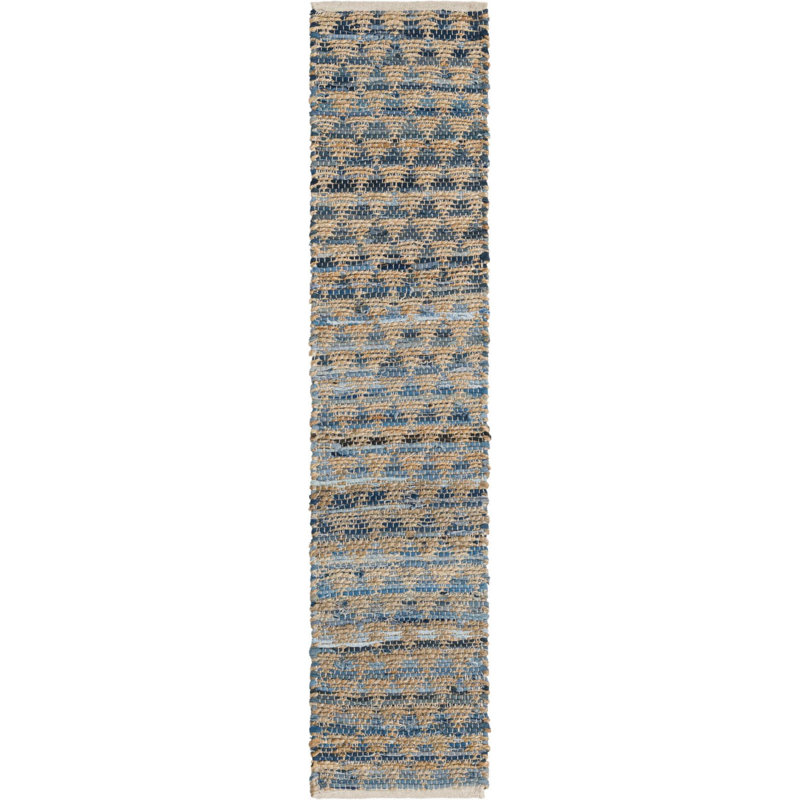 Egge Cotton Geometric Indoor Rug, Runner 1'2" x 6'