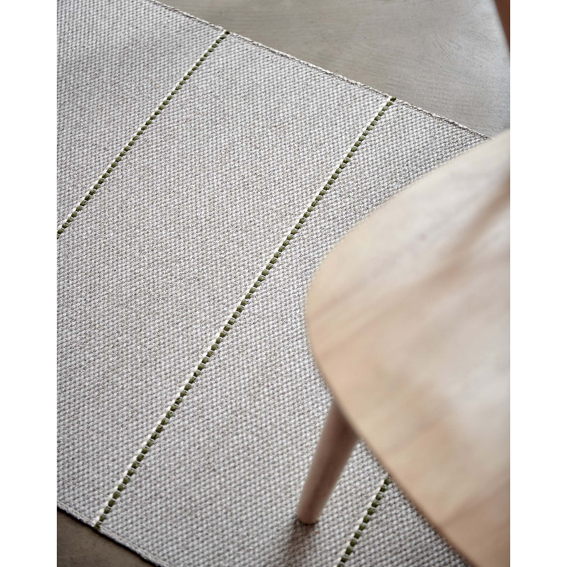 Rug TOM Leaf 2.25 X 4 Ft, Linen, Runner 2'3" x 12'3"