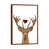 Classic Brown Wood Framed Canvas