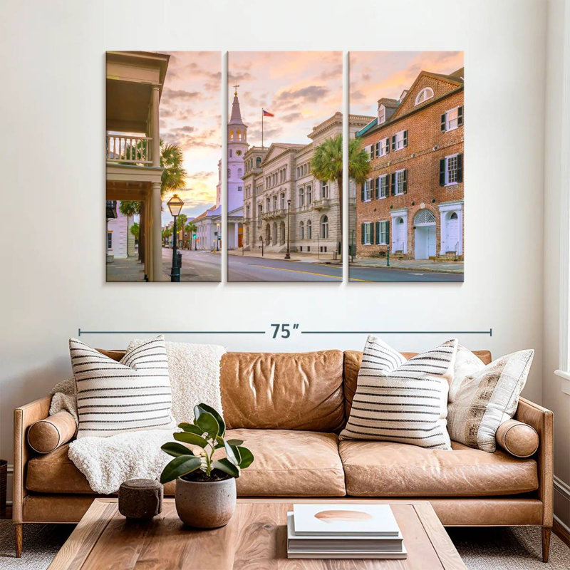 Nicci Idyllic Charleston Scene, 42" H x 65" W