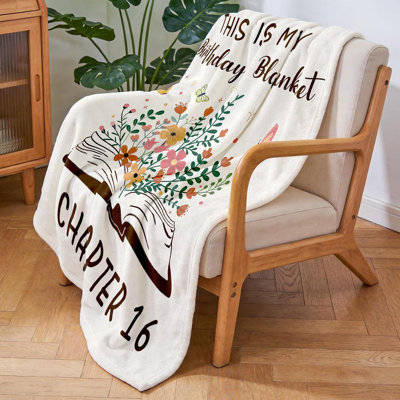 Doux 16 cadeaux d'anniversaire pour filles, couverture en flanelle, 30 po x 40 po | Couverture douce en flanelle, cadeaux de fille de 16 ans, cadeaux de joyeux 16e anniversaire pour fille sœur amie, décoration de fête d'anniversaire