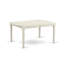 L'ensemble de table et chaises de cuisine 9 pièces comprend une table de salle à manger rectangulaire avec rallonge papillon et 8 chaises rembourrées en tissu de lin, 42 x 78 pouces, blanc lin-148783389-208054477