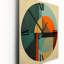 Horloge murale Odyssey Midcentury Retro Abstract Geometrics II - Abstract Mid Century-99635023