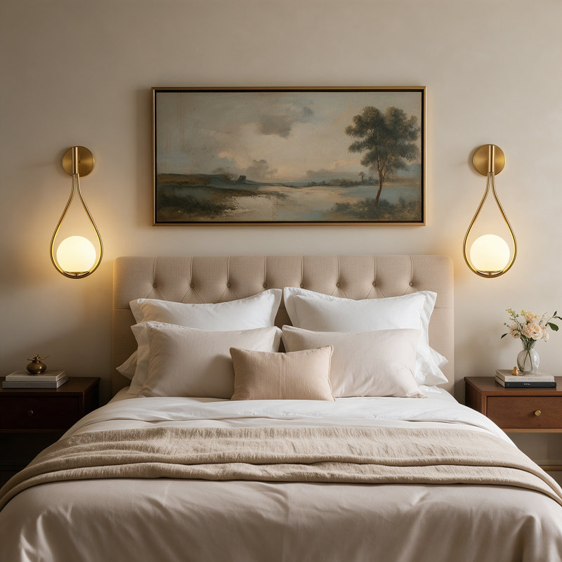 Ensemble de 2 appliques murales Modern Teardrop Modern