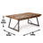 Evander Solid Wood Top Coffee Table