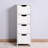 Chic White Bathroom Cabinet With Innovative Drawer Concepts For Efficient Organization Storage Deep Drawers Maximum Efficiency