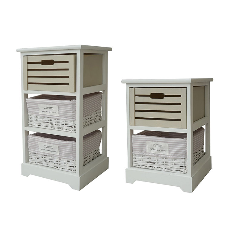 Moores 35cm W Particle Board / Chipboard Bedside Table