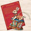 Ornement en bois Carousel Bunny