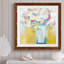 Fleurs du matin - peinture encadrée-1337662082-1337662083