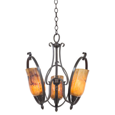 Lustre classique / traditionnel à 3 lumières Magaret