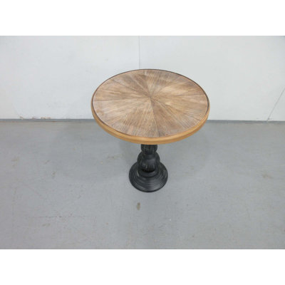 Wooden End Tables Retro Side Table French Country Accent Coffee Side Table Modern Small Round Tea Table Pedestal Side End Table For Living Room Household Restaurant Homestay
