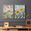 Impression sur bois à motif floral I-Premium - prêt à accrocher - aucun clou requis-793178515-793178516