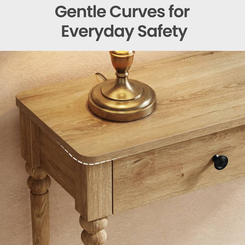Rutherford Console Table, Brown