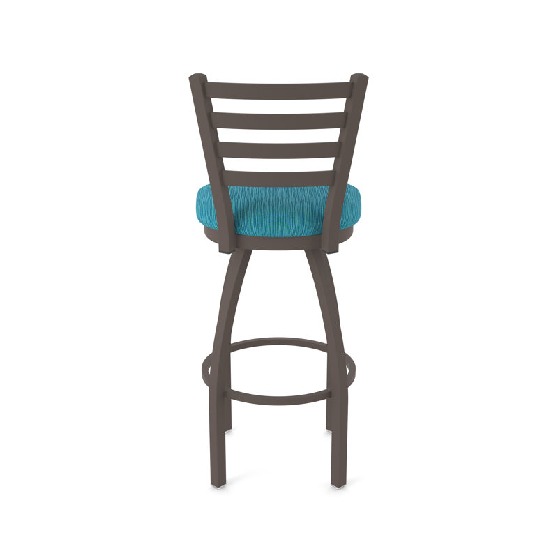 Tabouret pivotant Jackie, Bronze, Tabouret de comptoir (siège d'une hauteur de 25 p, Tissu - marée graphique