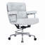Chaise de bureau en cuir véritable Jonathyn-1540274440