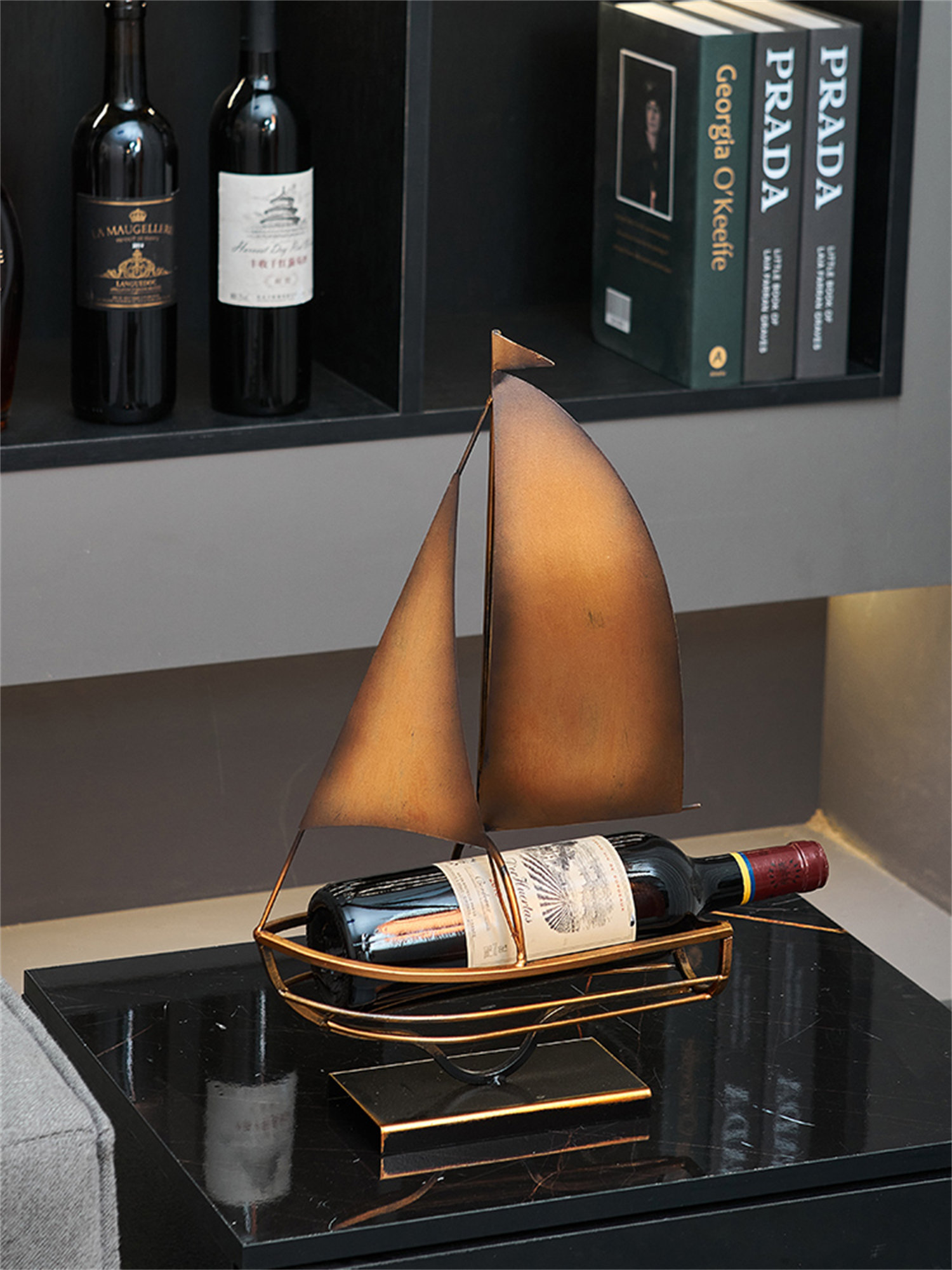 Sea Shell Wine Rack Breakwater Bay Aason Sailboat Wine Rack | Wayfair