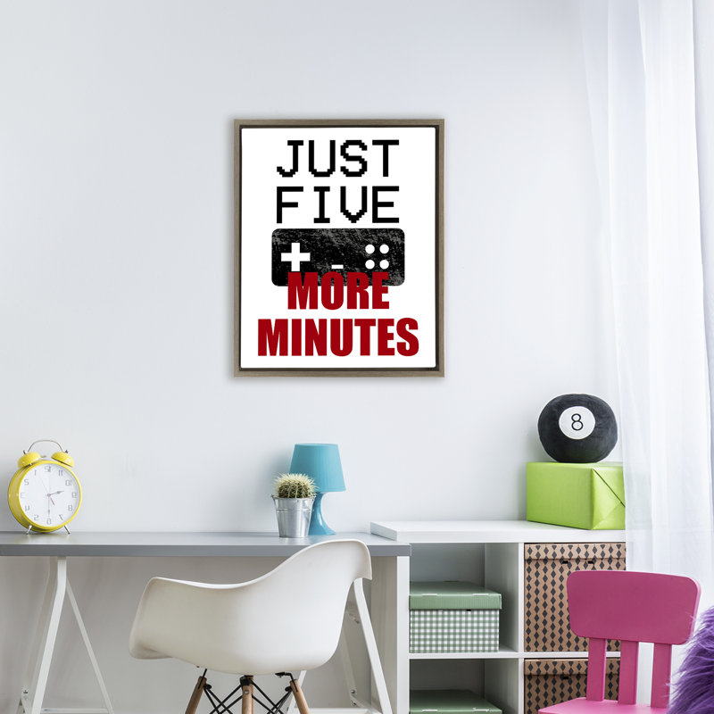 Cadre flottant cinq minutes de jeu, design par Kim Allen, H 31 po x l 25 po, Cadre flottant orme Montalcino