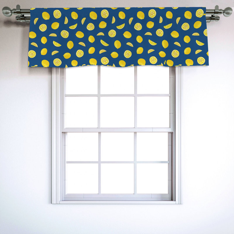 Sateen Ruffled Window Valance
