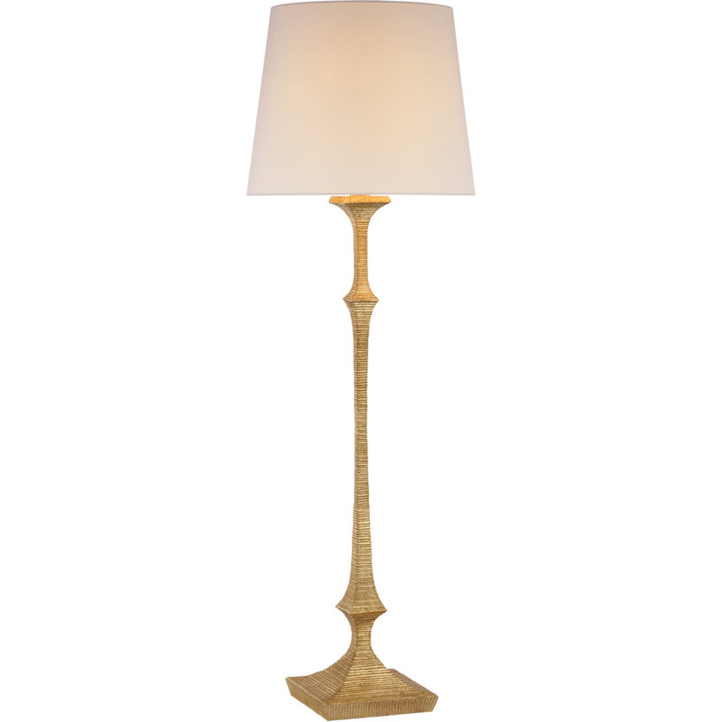 Chapman and Myers 1 - Light Large Traditional Floor Lamp, Gilded Iron
