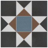 Vanity 13" x 13" Porcelain Patterned Wall & Floor Tile