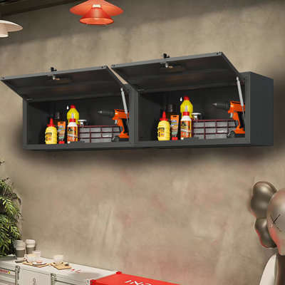 Armoire de rangement en métal pour outils en métal, l 29,53 po x P 11,81 po x H 13,58 po