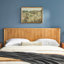 Lit plateforme en bois massif avec tête de lit Led-364890651-364890652