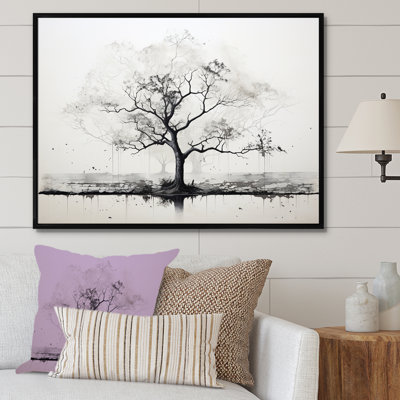 Baobab gris I, impression sur toile