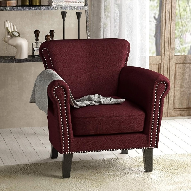 Fauteuil club, Burgundy