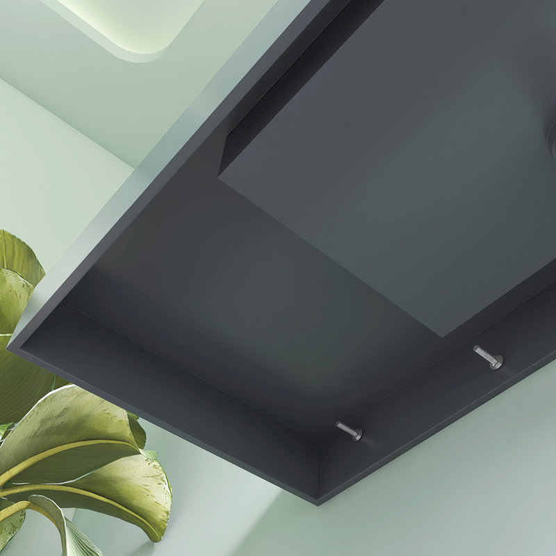 47 X 19 In. Solid Surface Wall Mount Or Countertop Bathroom Vessel Sink 