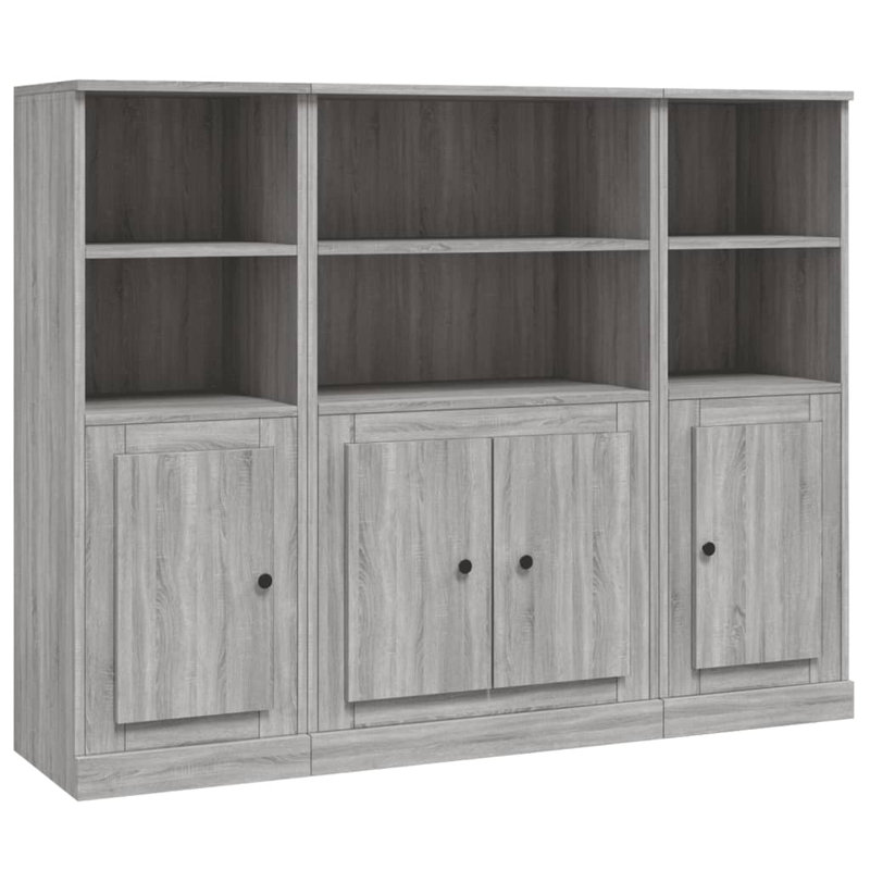 Ilgaz 35.5cm Sideboard, Grey Sonoma