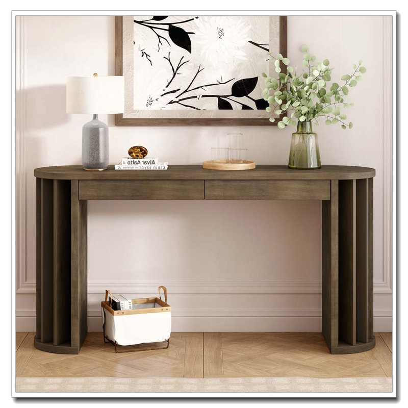 Console de 59 po de longueur, Naturel