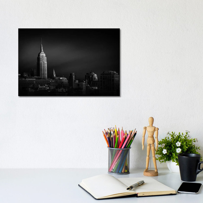 New York Skyline by Sebastien Del Grosso - Wrapped Canvas Print, 20.32 cm H x 30.48 cm W