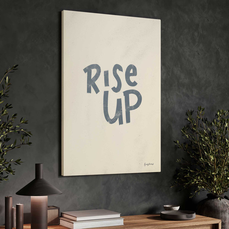 «Rise Up», reproduction sur toile, Toile tendue, H 48 po x l 32 po x P 1,25 po