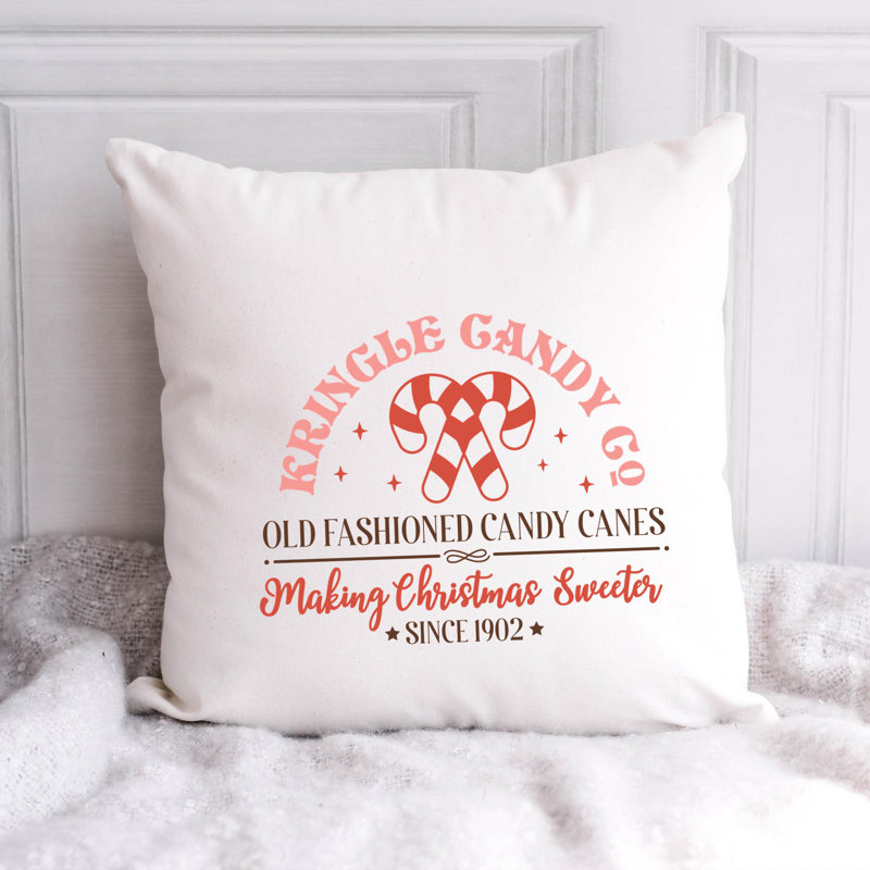 Enseigne de Noël - Coussin décoratif inclus, 20 po x 20 po