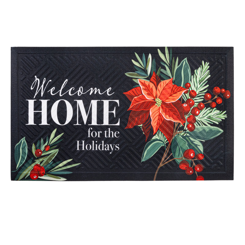 Tapis gaufré Welcome Home For The Holidays