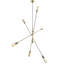 Lustree linéaire 6 lumières spoutnik modern Steck-34461674