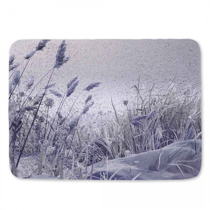 Cumine Microfiber / Microsuede Non-Slip Bath Mat, 17"W x 24"L