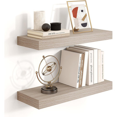 Wall Mounted Rustic Wood Shelves