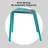 Coastal Nautical Plastic Perforated Back Dining Chair, Stackable Indoor Outdoor Patio Side Chair, Weather-Resistant Seating for Kitchen, Restaurant, Balcony, Porch, Yard, Aqua Blue-68298882