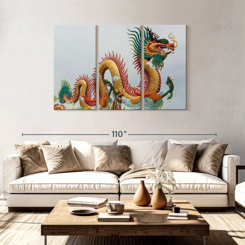 Kelan Korean Dragon, 48" H x 74" W
