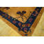 Antique Art Deco Room Size Wool Blue, Yellow / Gold / Orange Rug