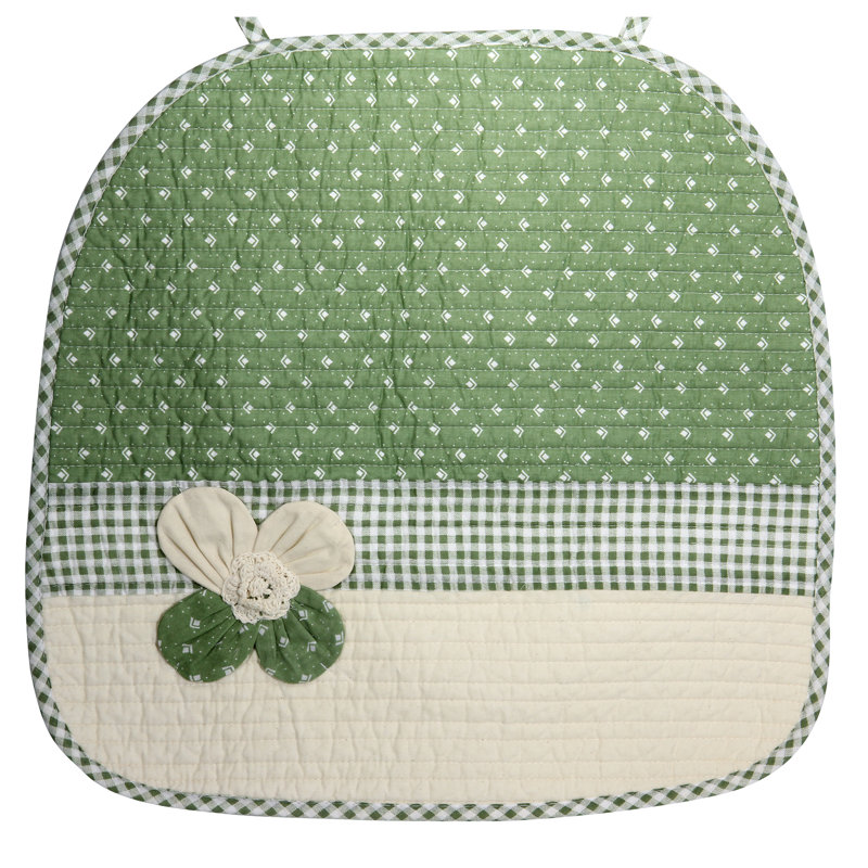 Coussin de chaise de salle à manger d’intérieur/d’extérieur, Vert