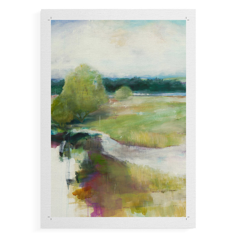 Crossing the Stream -Canvas Print Only - NOT FRAMED, 36" H x 24" W