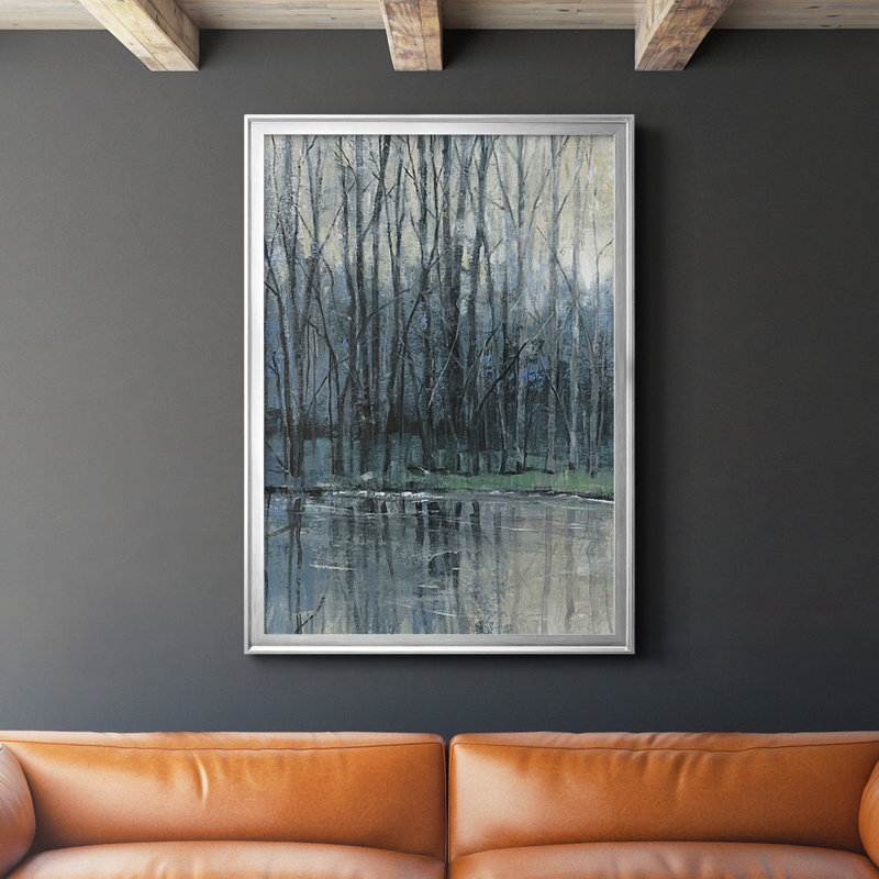 Morning Driauge I, reproduction d'art encadrée, Argent, H 42,5 po x l 30,5 po x P 1 po